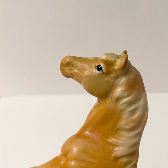 Vintage Porcelain Horse Figurine 5 Inch Tall Made in Japan - Picture 14 of 16